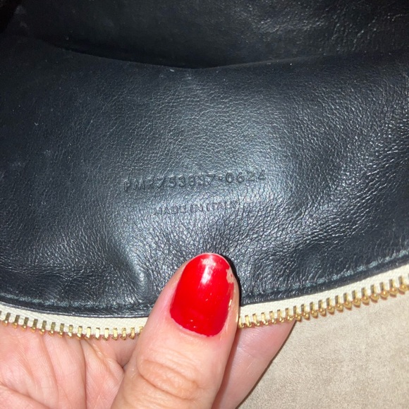 Yves Saint Laurent Cream Shoulder Bag with Gold Accent - Picture 13 of 13